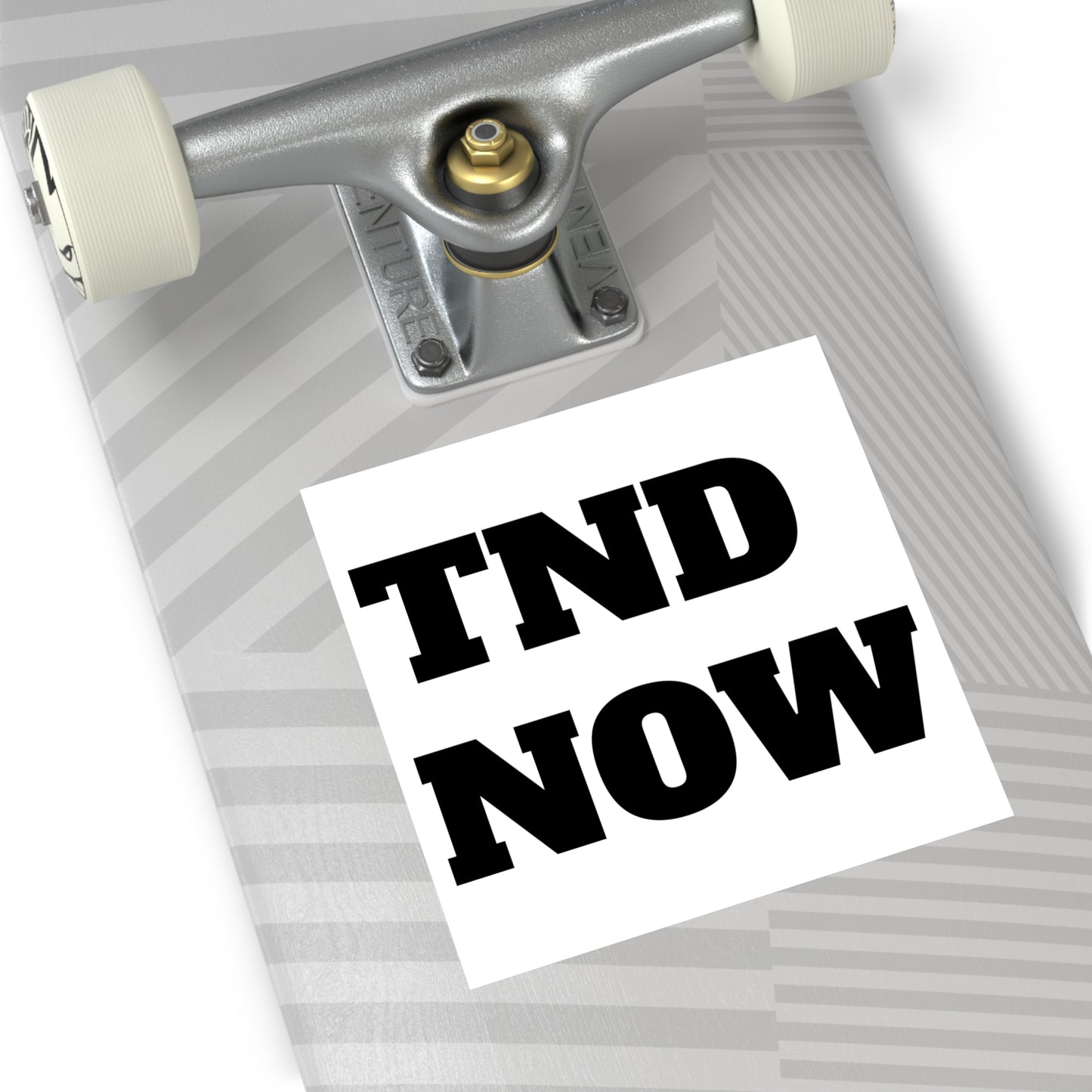 TND Branded Square Vinyl Stickers