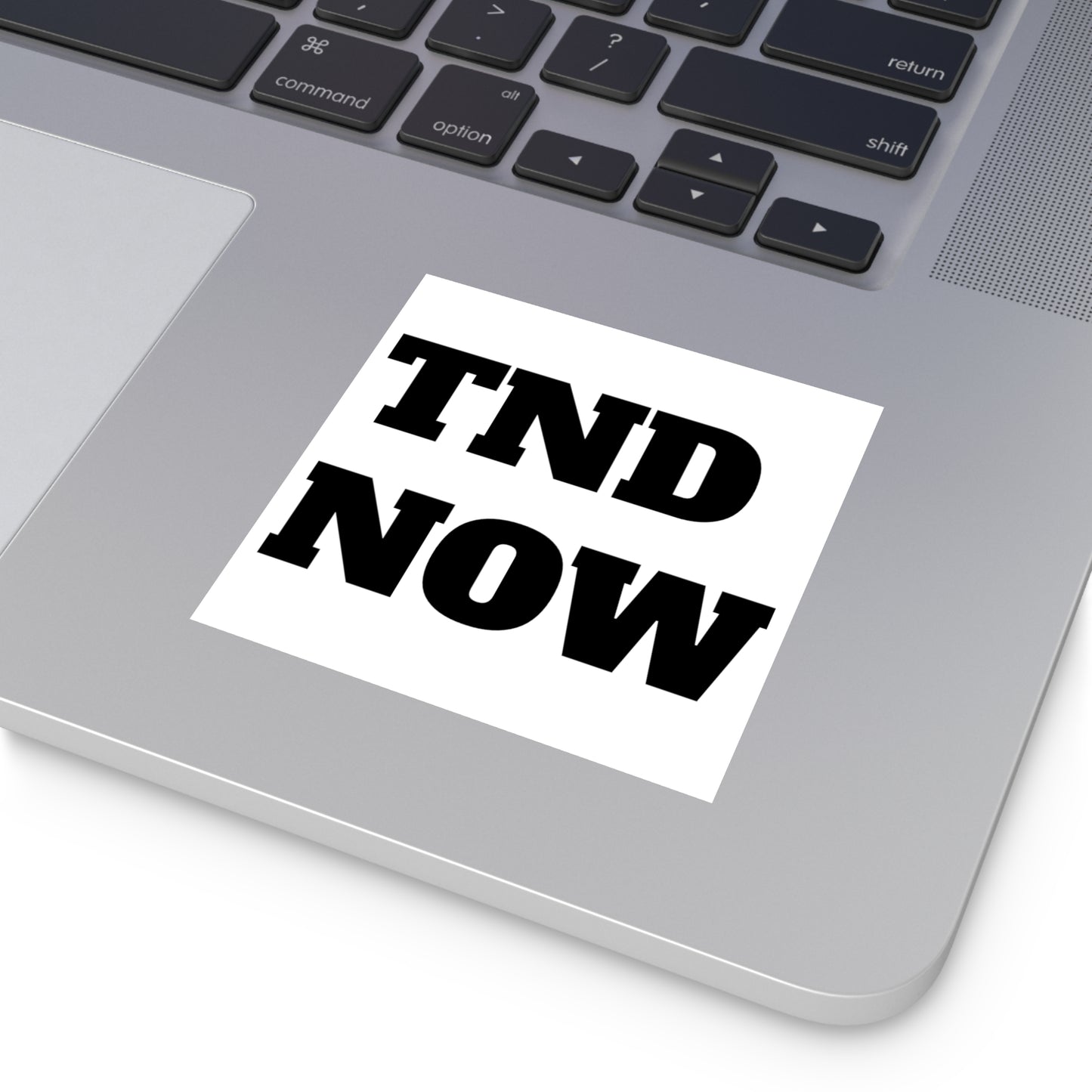 TND Branded Square Vinyl Stickers